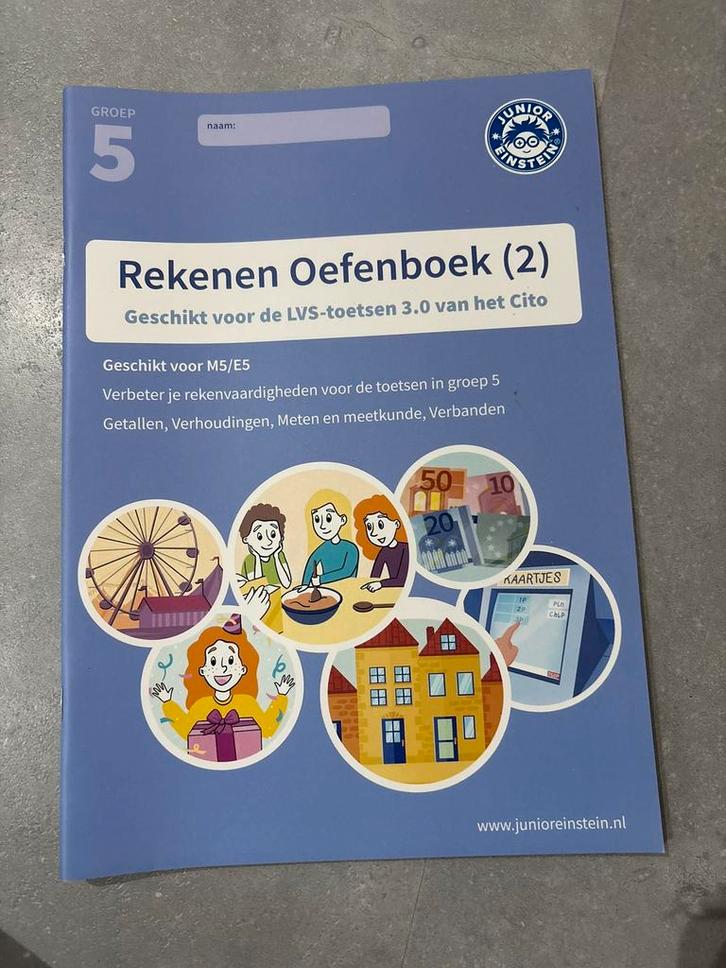 Junior Einstein rekenen groep 5 deel 2, Boeken, Schoolboeken, Zo goed als nieuw, Nederlands, Overige niveaus, Ophalen of Verzenden