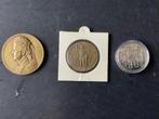 Herdenkings munten, koningin ed, Nederland, Ophalen of Verzenden, Munten