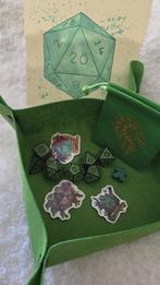 Dungeons & Dragons Gift Set – Groen Zwart DnD Setje met Hand, Ophalen of Verzenden, Nieuw