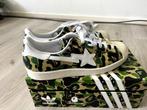 Adidas Superstar BAPE – EU45 – Nieuw, Wit, Nieuw, Ophalen of Verzenden, Sneakers of Gympen