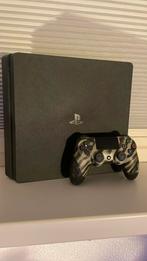 PS4 Slim + controller + tv, Ophalen, 500 GB, Zo goed als nieuw, Met 1 controller