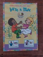 Gebarenliedjes met Lotte & Max, Lotte & Max, Ophalen of Verzenden, Zo goed als nieuw, Uitklap-, Voel- of Ontdekboek