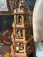 Oude kerst piramide Ertsgebergte, Ophalen of Verzenden, Zo goed als nieuw