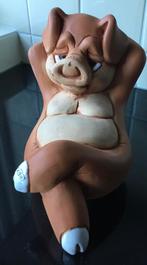 Groot stenen varken uit de winkel voorraad, Ophalen of Verzenden, Nieuw, Boerderijdier, Beeldje of Figuurtje