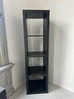 Ikea Kallax kast - 4 vakken zwart, Met plank(en), Gebruikt, 100 tot 150 cm, Ophalen of Verzenden