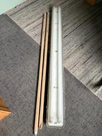 Gratis: TL armatuur 160 cm + 2 extra lampen, Huis en Inrichting, Lampen | Overige, Ophalen, Zo goed als nieuw