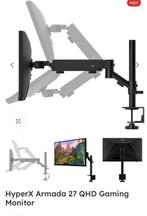 HyperX Armada 25 & 27 inch monitoren met arm, Gebruikt, IPS, In hoogte verstelbaar, 1 tot 2 ms