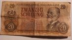 Oostenrijk 20 Schilling 1957, Ophalen of Verzenden, Oostenrijk, Los biljet