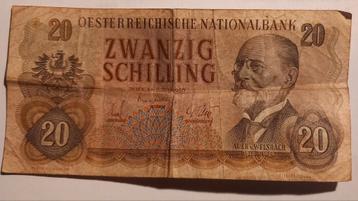 Oostenrijk 20 Schilling 1957 beschikbaar voor biedingen