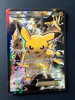 Pikachu EX XY124, Ophalen of Verzenden, Zo goed als nieuw, Losse kaart