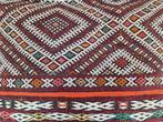 Handmade oriental wool Kelim Cushion vintage Marocco 30x46cm, Overige kleuren, Ophalen of Verzenden, Zo goed als nieuw, Rechthoekig