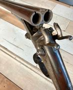 Antiek penvuur dubbelloops jachtgeweer - ca 1860, Ophalen of Verzenden