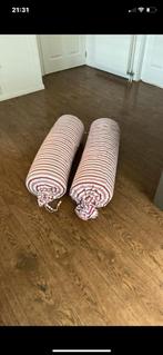 Twee IKEA grote ( yoga) rol kussens , kussen rol 80 cm, Ophalen of Verzenden, Zo goed als nieuw