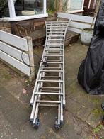 Aluminium ladder - Maxall 3x14, Ophalen, Gebruikt, Ladder, Opvouwbaar of Inschuifbaar