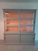 Vintage buffetkast / servicekast met schuifdeuren, Ophalen, Met deur(en), 200 cm of meer, 150 tot 200 cm