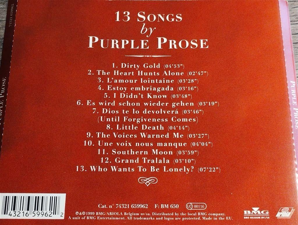 Purple Prose - Purple Prose, Ophalen of Verzenden, 1980 tot heden, Zo goed als nieuw, Jazz