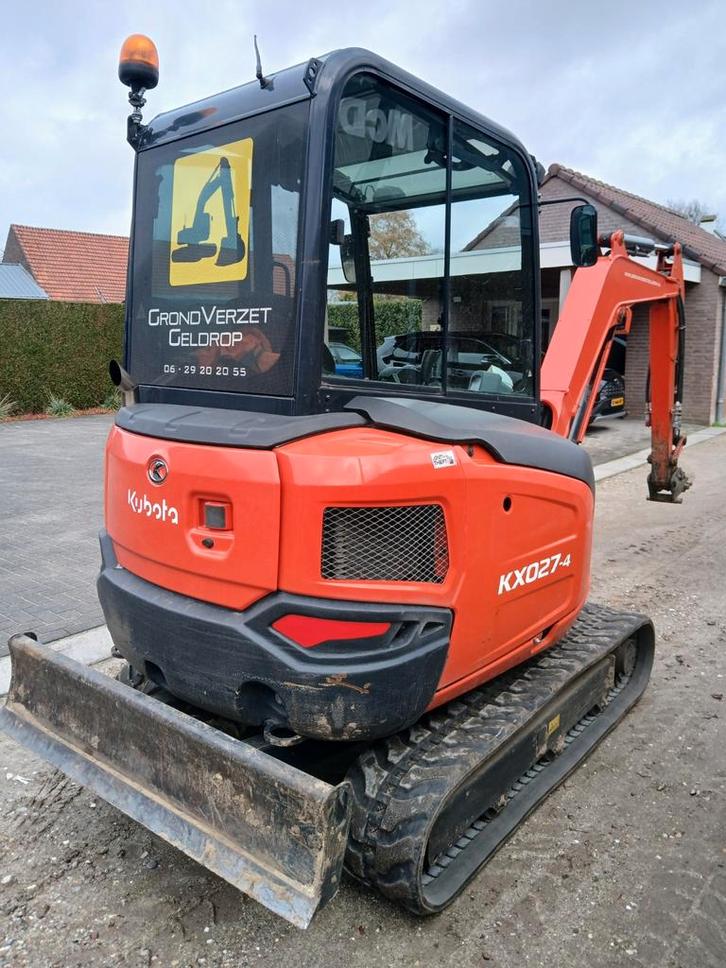Kubota kx 027-4 HI SPEC urenstand 2061, Doe-het-zelf en Verbouw, Overige Doe-het-zelf en Verbouw, Gebruikt, Ophalen