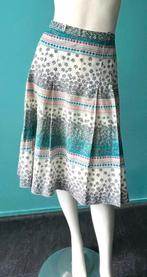 Vintage jaren 70 rok wit/blauw maat 40, Kleding | Dames, Rokken, Maat 38/40 (M), Vintage, Knielengte, Gedragen
