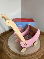 Roze houten poppenwagen Hema, Ophalen of Verzenden, Zo goed als nieuw