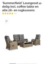 Loungeset, Tuin en Terras, Tuinsets en Loungesets, Ophalen, 5 zitplaatsen, Kunststof, Nieuw