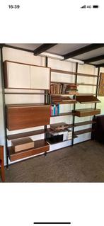 Vintage design wandmeubel wandsysteem retro cadovius, Ophalen, Gebruikt