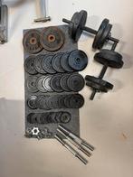 Dumbells met gewichten, 68 kg aan gewicht, dumbell, Ophalen, Gebruikt, Dumbbell