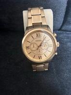 Fossil Herenhorloge Goudkleurig, Sieraden, Tassen en Uiterlijk, Horloges | Heren, Overige merken, Staal, Polshorloge, Ophalen of Verzenden