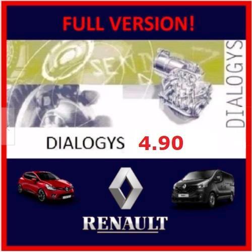 RENAULT DIALOGYS 4.90 meertalig. Werkplaatsprogramma, Auto diversen, Autogereedschap, Nieuw, Ophalen of Verzenden