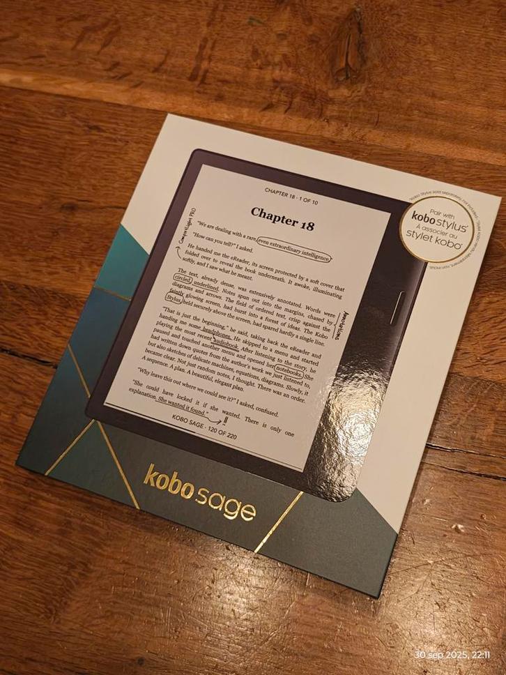E-reader Kobo Sage - Leesplezier Onderweg!, Computers en Software, E-readers, Nieuw, Touchscreen, Ophalen