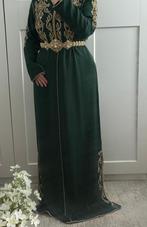 Prachtige groene kaftan / takchita, Maat 38/40 (M), Ophalen of Verzenden, Zo goed als nieuw, Onder de knie