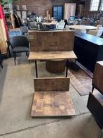 wandtafel teakhout 120cm hoog outlet korting, Ophalen, Nieuw, Overige materialen, Overige typen