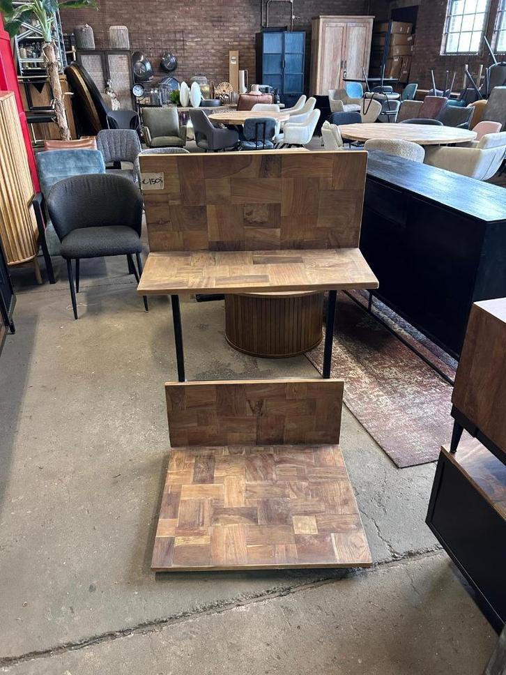 wandtafel teakhout 120cm hoog outlet korting, Huis en Inrichting, Keuken | Complete keukens, Nieuw, Overige typen, Overige materialen