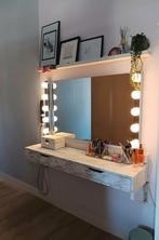 Makeup Make-uptafel kaptafel, Huis en Inrichting, Tafels | Kaptafels, Gebruikt, Hout, Ophalen