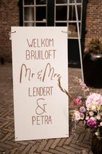 Bruiloft borden, Ophalen, Zo goed als nieuw, Versiering, Geboorte of Huwelijk