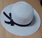 Witte hoed voor het zomerseizoen, 56 of 57 cm (M, 7 of 7⅛ inch), Gedragen, Ophalen of Verzenden, Hoed