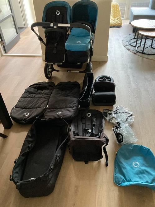 Bugaboo Donkey Duo Kinderwagen - Compleet, Kinderen en Baby's, Kinderwagens en Combinaties, Gebruikt, Combiwagen, Bugaboo, Duowagen