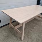 2 x Ikea Norraker design tafels hout eettafel vergadertafel, Ophalen of Verzenden, Zo goed als nieuw, Minder dan 130 cm