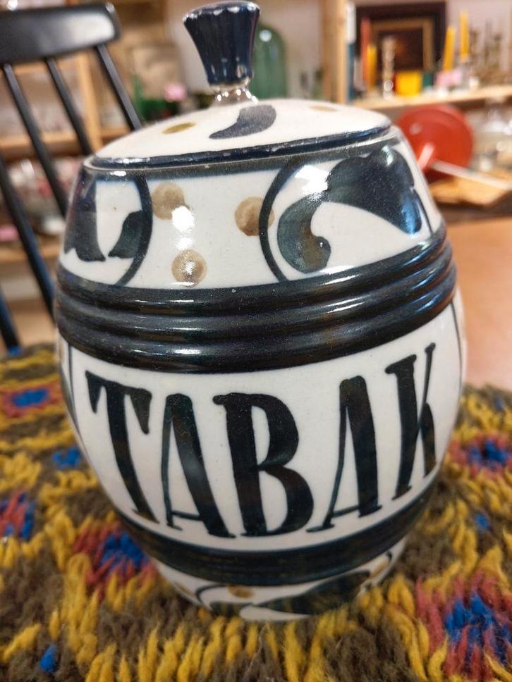 Vintage Tabakspot Keramiek, Antiek en Kunst, Antiek | Keramiek en Aardewerk, Ophalen of Verzenden