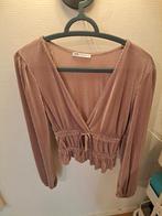 Shirt top Zara 36 S, Zara, Ophalen of Verzenden, Lange mouw, Roze