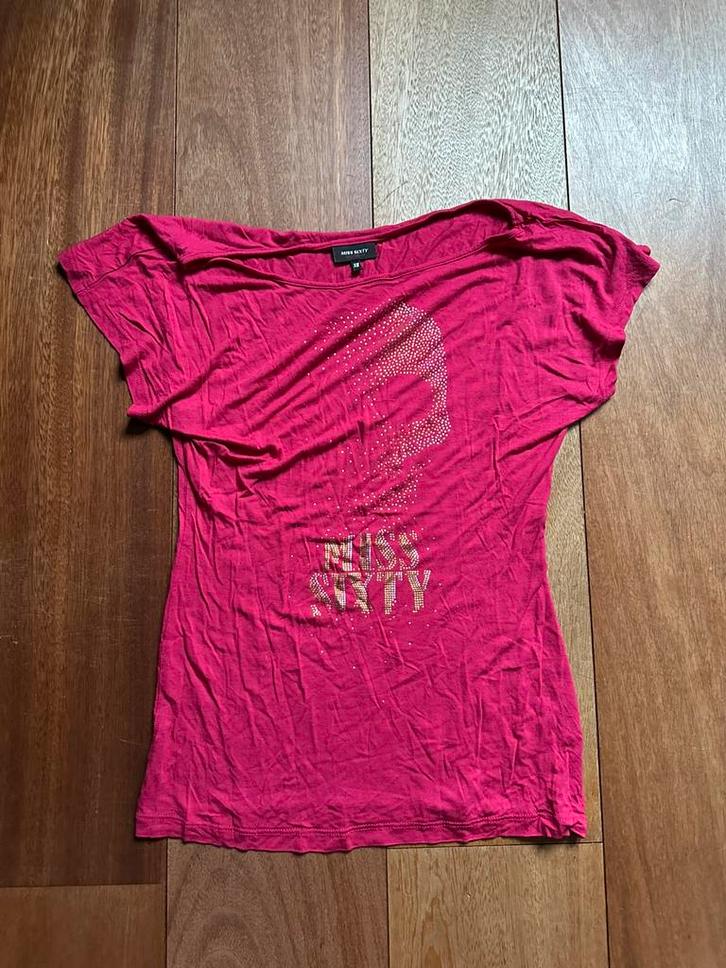 5x vintage Miss Sixty tops, Kleding | Dames, T-shirts, Zo goed als nieuw, Maat 34 (XS) of kleiner, Grijs, Zonder mouw, Ophalen of Verzenden