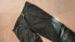 SAMPLE - Balmain x H&M leren broek - mt. 36 - emerald green, Kleding | Dames, Broeken en Pantalons, Nieuw, Ophalen of Verzenden