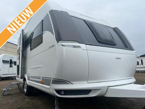Hobby 460 UFE Luxe2025, Caravans en Kamperen, Caravans, Bedrijf, Rondzit, Hobby, Frans bed, Overige typen, Gascomfoor, Hordeur