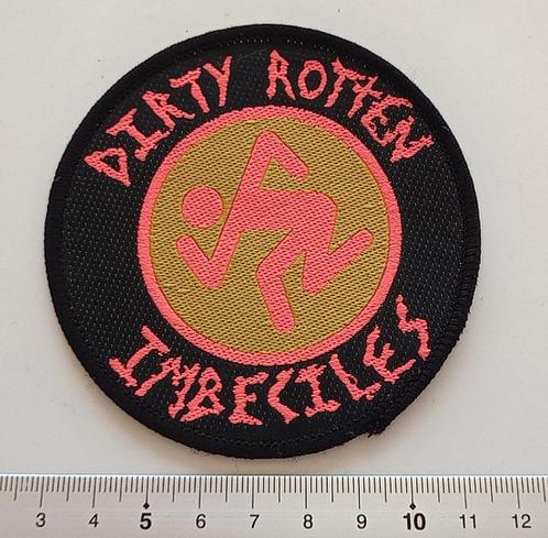 D.R.I. dirty rotten imbeciles vrij zeldzame 1989 patch d230, Verzamelen, Muziek, Artiesten en Beroemdheden, Nieuw, Kleding, Verzenden