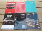 Verzameling / partij Datsun en Nissan folders, Ophalen of Verzenden, Gelezen, Nissan