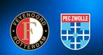 Feyenoord - Zwolle 2 of 4 kaartjes vak F te koop ., Tickets en Kaartjes, Twee personen