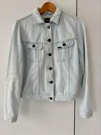 Lichtblauw spijker/jeansjasje van Lee, maat S/36 i.z.g.s, Ophalen of Verzenden, Zo goed als nieuw, Maat 36 (S), Blauw