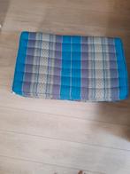 Thais Kussen Matras, Ophalen, Zo goed als nieuw, Blauw, Vierkant