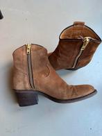 Paul Warmer Suède Laarzen - Maat 38.5, Bruin, Lage of Enkellaarzen, Ophalen of Verzenden, Zo goed als nieuw