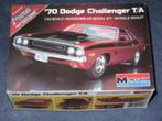 Bouwdoos 1970 Dodge Challenger T/A Monogram, Hobby en Vrije tijd, Auto, Groter dan 1:32, Nieuw, Ophalen of Verzenden
