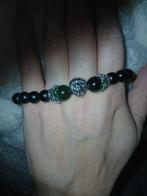 Tijger Armband met Kralen en Edelstenen, Overige materialen, Met edelsteen, Zwart, Nieuw